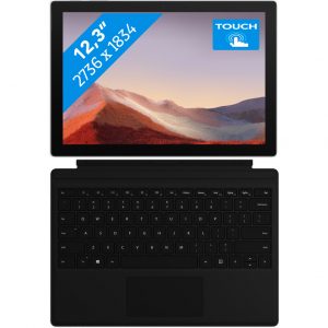 Microsoft Surface Pro 7 - i5 - 8GB - 256GB Black + Type cover | Microsoft laptops